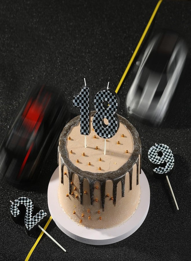 PHD CAKE 2.76 Inch Number 3 Racing Birthday Candles, Cool Racing Themed Number Candles, Cake Number Candles, Party Celebration, Style Candle - Image 3